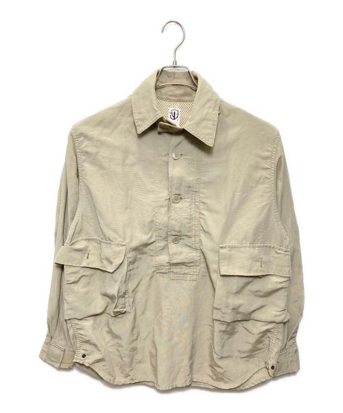 CORONA（コロナ）CORONA (コロナ) プルオーバージャケット ベージュ サイズ:Lの古着・服飾アイテム