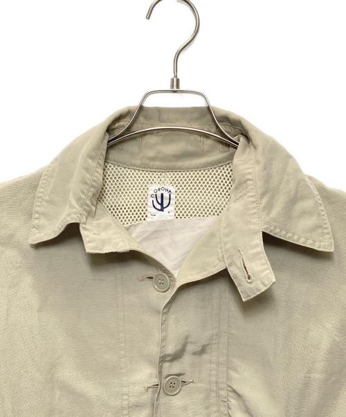 CORONA（コロナ）CORONA (コロナ) プルオーバージャケット ベージュ サイズ:Lの古着・服飾アイテム