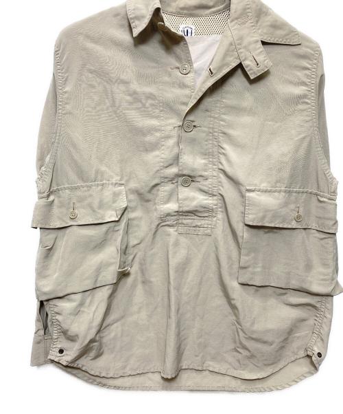 CORONA（コロナ）CORONA (コロナ) プルオーバージャケット ベージュ サイズ:Lの古着・服飾アイテム