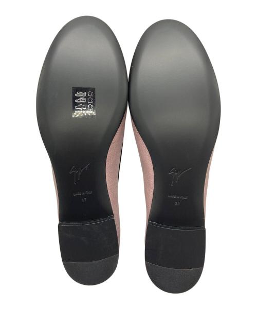 GIUSEPPE ZANOTTI（ジュゼッペザノッティ）GIUSEPPE ZANOTTI (ジュゼッペザノッティ) フラットシューズ ピンク サイズ:37の古着・服飾アイテム