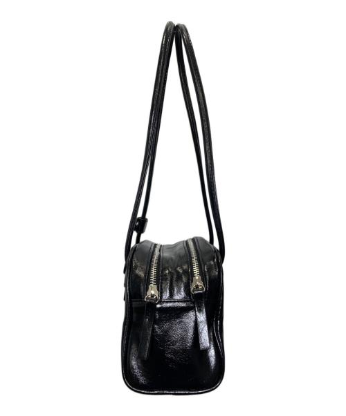 CHRISTINE PROJECT（クリスティンプロジェクト）CHRISTINE PROJECT (クリスティンプロジェクト) TWO ZIPPER BAG ブラックの古着・服飾アイテム