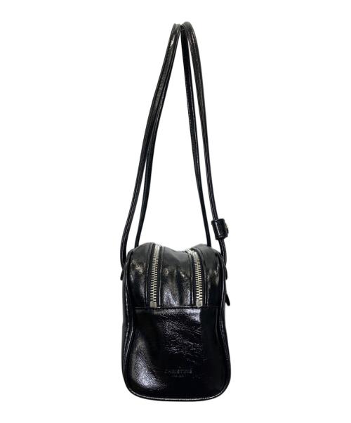 CHRISTINE PROJECT（クリスティンプロジェクト）CHRISTINE PROJECT (クリスティンプロジェクト) TWO ZIPPER BAG ブラックの古着・服飾アイテム