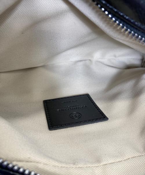 CHRISTINE PROJECT（クリスティンプロジェクト）CHRISTINE PROJECT (クリスティンプロジェクト) TWO ZIPPER BAG ブラックの古着・服飾アイテム