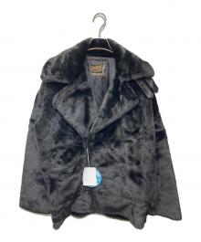Hysteric Glamour×stie-lo（ヒステリックグラマー×スティーロ）の古着「フェイクファー B-3ジャケット」｜ブラック