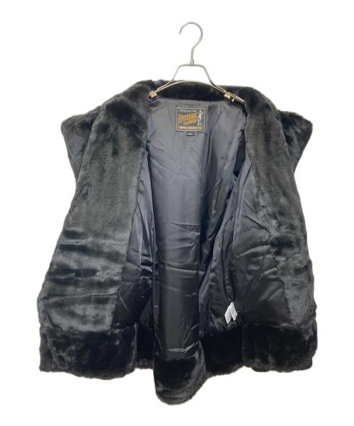 Hysteric Glamour（ヒステリックグラマー）Hysteric Glamour (ヒステリックグラマー) stie-lo (スティーロ) フェイクファー B-3ジャケット ブラック サイズ:S 未使用品の古着・服飾アイテム
