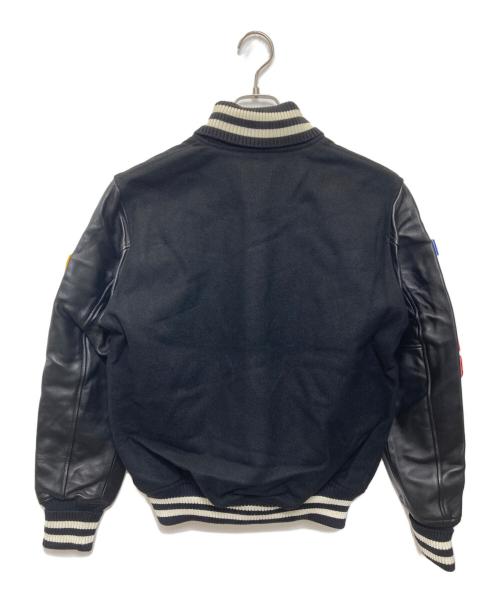 Hysteric Glamour（ヒステリックグラマー）Hysteric Glamour (ヒステリックグラマー) HG OVERLAP LOGO ワッペンスタジャン ブラック サイズ:S 未使用品の古着・服飾アイテム