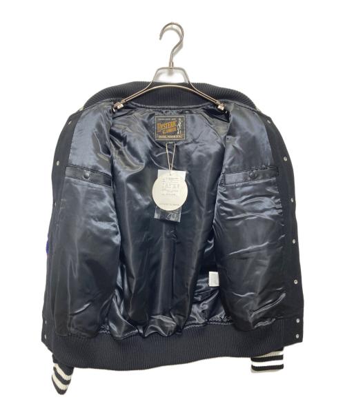 Hysteric Glamour（ヒステリックグラマー）Hysteric Glamour (ヒステリックグラマー) HG OVERLAP LOGO ワッペンスタジャン ブラック サイズ:S 未使用品の古着・服飾アイテム