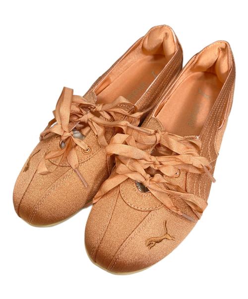 PUMA（プーマ）PUMA (プーマ) スピードキャットバレエノヴァサテンスニーカー Cinnabar-Toasted Almond サイズ:23.5cmの古着・服飾アイテム