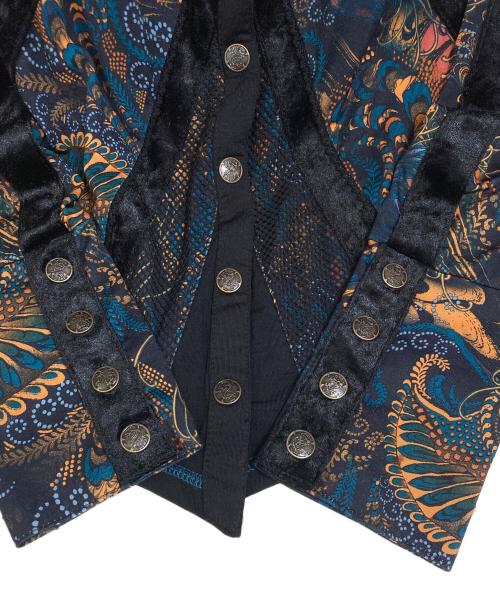 Ozz croce（オッズクローチェ）Ozz croce (オッズクローチェ) シャツ ブラック サイズ:表記なしの古着・服飾アイテム