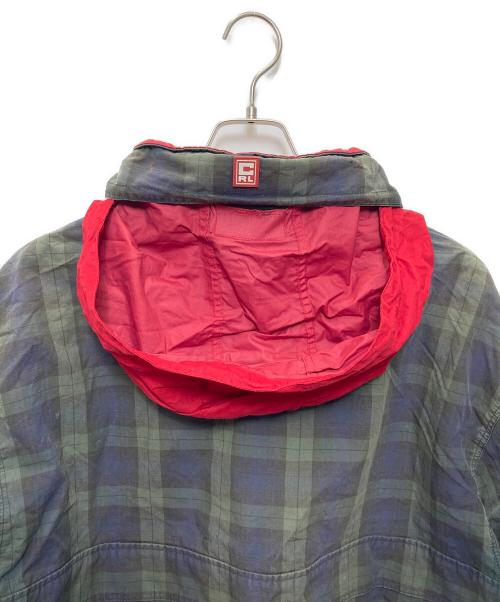CHAPS RALPH LAUREN（チャップス ラルフローレン）CHAPS RALPH LAUREN (チャップス ラルフローレン) チェックアノラックパーカー グリーン サイズ:Mの古着・服飾アイテム