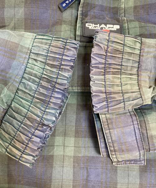 CHAPS RALPH LAUREN（チャップス ラルフローレン）CHAPS RALPH LAUREN (チャップス ラルフローレン) チェックアノラックパーカー グリーン サイズ:Mの古着・服飾アイテム