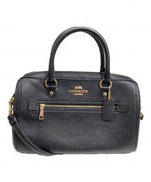 COACH（コーチ）の古着「ローアンサッチェル 2WAYミニボストンバッグ」｜ブラック