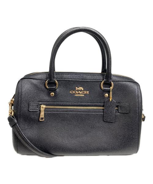 COACH（コーチ）COACH (コーチ) ローアンサッチェル 2WAYミニボストンバッグ ブラックの古着・服飾アイテム