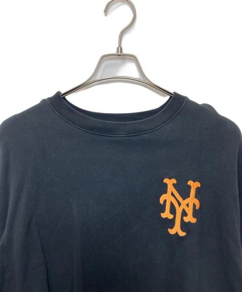 BEAMS（ビームス）BEAMS (ビームス) テーラー東洋 (テーラートウヨウ) MLB (エムエルビー) ORIGINAL MLB COLLECTION SUKA CREW SWEAT EMBROIDERED ブラック サイズ:Lの古着・服飾アイテム