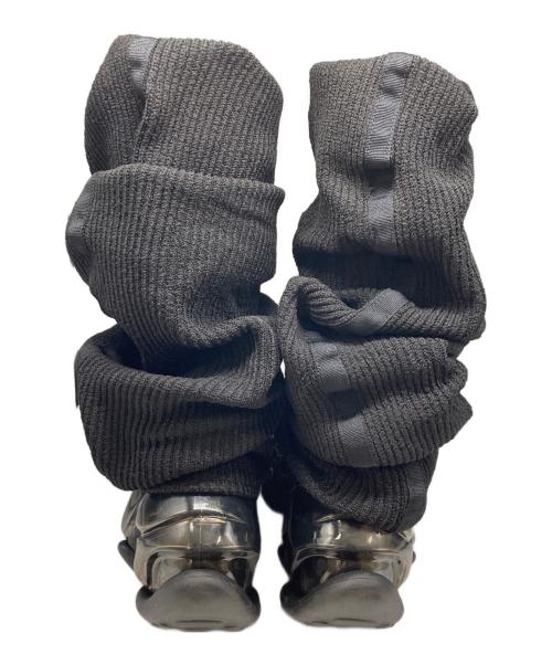 grounds（グラウンズ）grounds (グラウンズ) SKYSCRAPER LOOSE SOCKS KNIT ブラック サイズ:24の古着・服飾アイテム