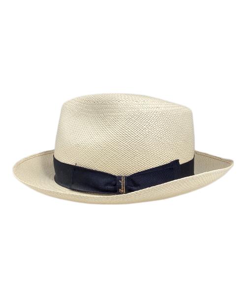 BORSALINO（ボルサリーノ）BORSALINO (ボルサリーノ) パナマハット アイボリー サイズ:59の古着・服飾アイテム