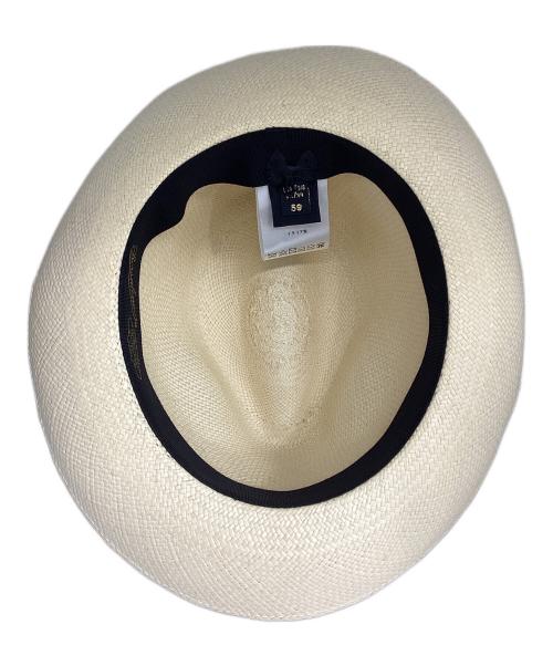 BORSALINO（ボルサリーノ）BORSALINO (ボルサリーノ) パナマハット アイボリー サイズ:59の古着・服飾アイテム