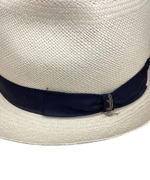 BORSALINO（ボルサリーノ）BORSALINO (ボルサリーノ) パナマハット アイボリー サイズ:59の古着・服飾アイテム