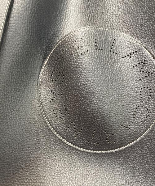 STELLA McCARTNEY（ステラマッカートニー）STELLA McCARTNEY (ステラマッカートニー) エコレザートートバッグ ブラックの古着・服飾アイテム