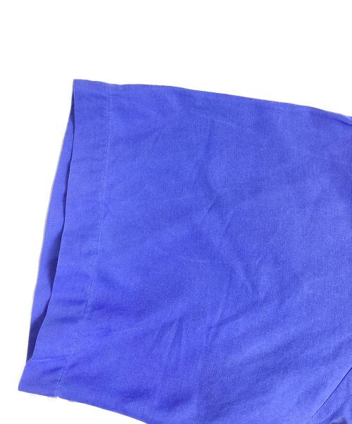 POLO RALPH LAUREN（ポロ・ラルフローレン）POLO RALPH LAUREN (ポロ・ラルフローレン) CALDWELL シルクコットンS/S開襟シャツ スカイブルー サイズ:XXLの古着・服飾アイテム