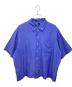 POLO RALPH LAUREN（ポロ・ラルフローレン）の古着「CALDWELL シルクコットンS/S開襟シャツ」｜スカイブルー