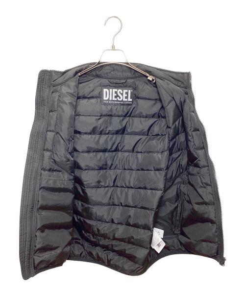 DIESEL（ディーゼル）DIESEL (ディーゼル) W-DWAIN-VEST ブラック サイズ:Mの古着・服飾アイテム