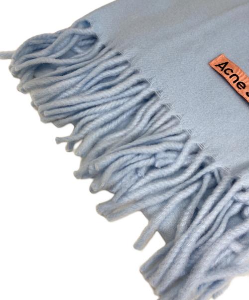 Acne studios（アクネ ストゥディオズ）Acne studios (アクネ ストゥディオズ) ウールマフラー スカイブルーの古着・服飾アイテム