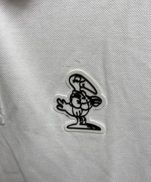MONCLER（モンクレール）MONCLER (モンクレール) ポロシャツ　MAGLIA POLO MANICA CORTA ホワイト サイズ:Mの古着・服飾アイテム