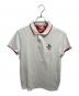 MONCLER（モンクレール）の古着「ポロシャツ　MAGLIA POLO MANICA CORTA」｜ホワイト