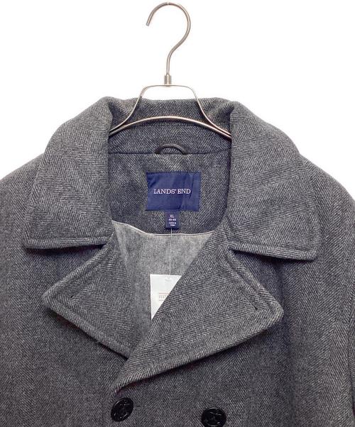 LAND'S END（ランズエンド）LAND'S END (ランズエンド) コート グレー サイズ:XL 未使用品の古着・服飾アイテム
