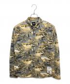stussyステューシー）の古着「総柄シャツ」｜ベージュ