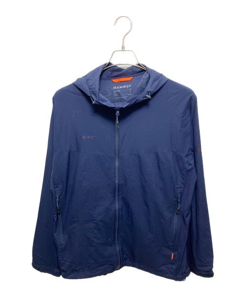 MAMMUT（マムート）MAMMUT (マムート) ウインドブレーカー　Glider WB Hooded JKT ネイビー サイズ:Lの古着・服飾アイテム