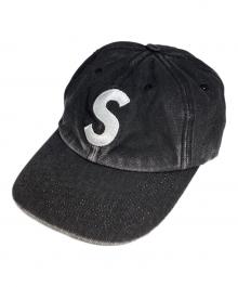 SUPREME（シュプリーム）の古着「Pigment Coasted S Logo 6-Panel」｜ブラック