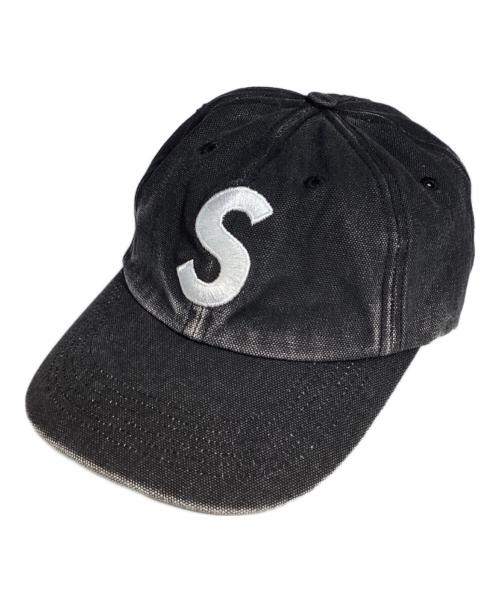 SUPREME（シュプリーム）SUPREME (シュプリーム) Pigment Coasted S Logo 6-Panel ブラックの古着・服飾アイテム