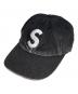 SUPREME（シュプリーム）の古着「Pigment Coasted S Logo 6-Panel」｜ブラック