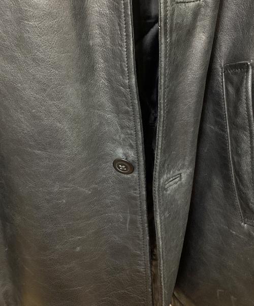 GAP（ギャップ）GAP (ギャップ) レザーコート ブラック サイズ:Mの古着・服飾アイテム