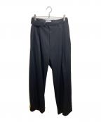CMMN SWDNコモンスウェーデン）の古着「Omari Double Pleated Trousers」｜ブラック