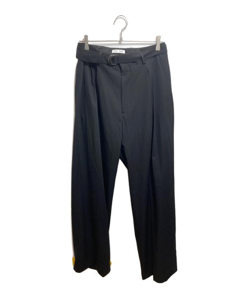 CMMN SWDN（コモンスウェーデン）CMMN SWDN (コモンスウェーデン) Omari Double Pleated Trousers ブラック サイズ:48の古着・服飾アイテム