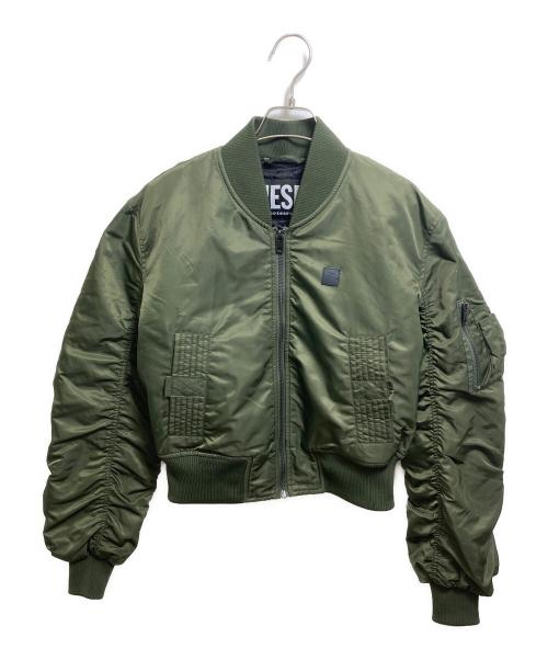 DIESEL（ディーゼル）DIESEL (ディーゼル) MA-1ジャケット G-MAUNA-OUT-N オリーブ サイズ:Sの古着・服飾アイテム