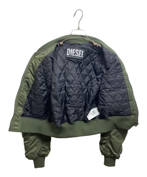 DIESEL（ディーゼル）DIESEL (ディーゼル) MA-1ジャケット G-MAUNA-OUT-N オリーブ サイズ:Sの古着・服飾アイテム