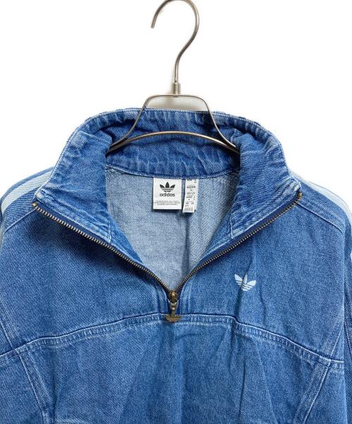 adidas（アディダス）adidas (アディダス) デニムジャケット ブルー サイズ:Sの古着・服飾アイテム