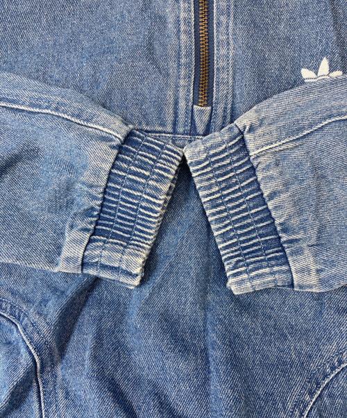 adidas（アディダス）adidas (アディダス) デニムジャケット ブルー サイズ:Sの古着・服飾アイテム
