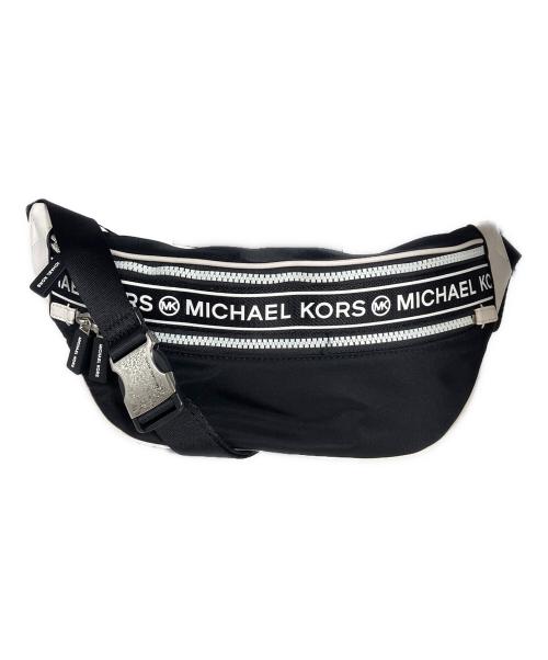 MICHAEL KORS（マイケルコース）MICHAEL KORS (マイケルコース) ウエストバッグ ブラックの古着・服飾アイテム