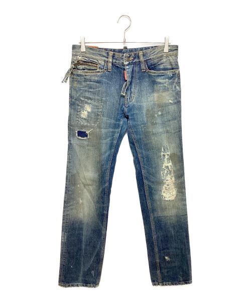 DSQUARED2（ディースクエアード）DSQUARED2 (ディースクエアード) デニムパンツ インディゴ サイズ:44の古着・服飾アイテム