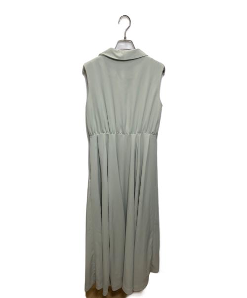 ORGUE（オルグ）ORGUE (オルグ) Drape collar one-piece グリーン サイズ:Sの古着・服飾アイテム