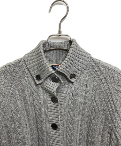 BURBERRY LONDON（バーバリーロンドン）BURBERRY LONDON (バーバリーロンドン) ケーブルニットカーディガン グレー サイズ:1の古着・服飾アイテム