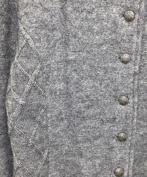 hammerschmid（ハマーシュミッド）Hammerschmid (ハマーシュミッド) 厚手カーディガン グレー サイズ:44の古着・服飾アイテム