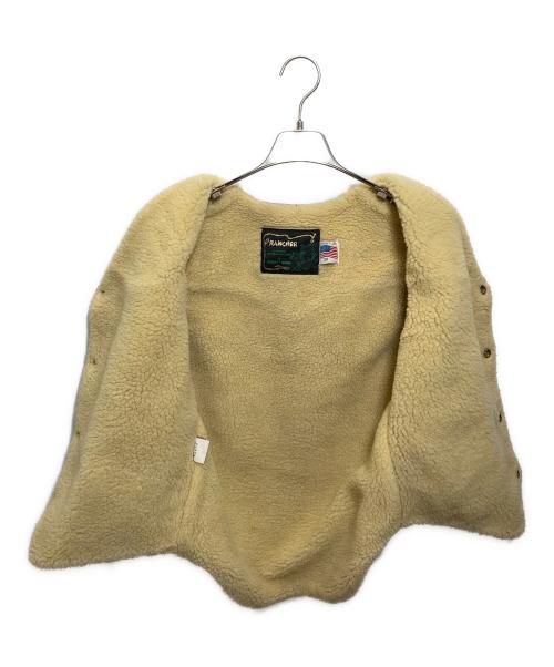 SCHOTT BROS.（ショットブロス）SCHOTT BROS. (ショットブロス) バッファローチェック ボアベスト レッド サイズ:Mの古着・服飾アイテム