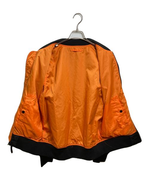 ALPHA（アルファ）ALPHA (アルファ) MA-1ジャケット ブラック サイズ:Lの古着・服飾アイテム
