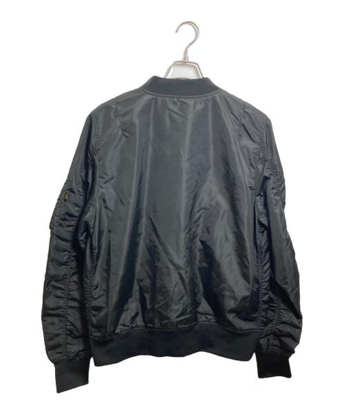 ALPHA（アルファ）ALPHA (アルファ) MA-1ジャケット ブラック サイズ:Lの古着・服飾アイテム